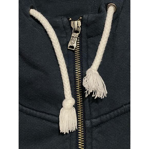 Nike Small Run The Earth Zip up Hoodie Peach Nike Swoosh Back hit embroidery - Picture 11 of 11